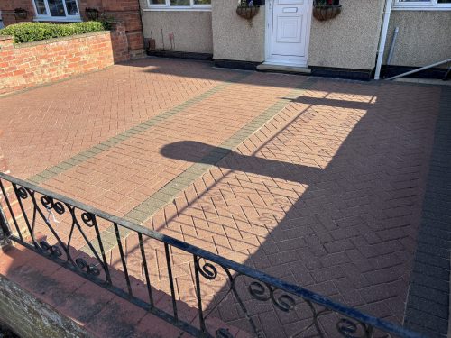 driveway after professional cleaning in Northampton