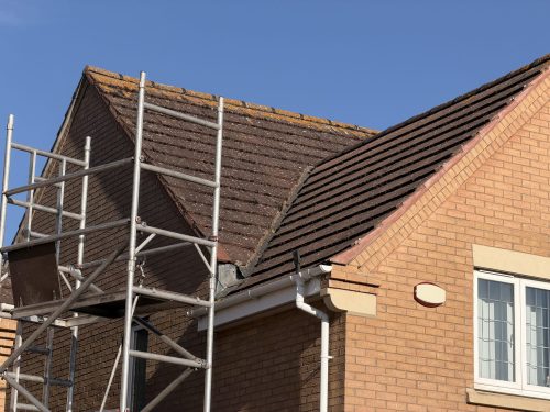 roof in Northampton before professional roof cleaning