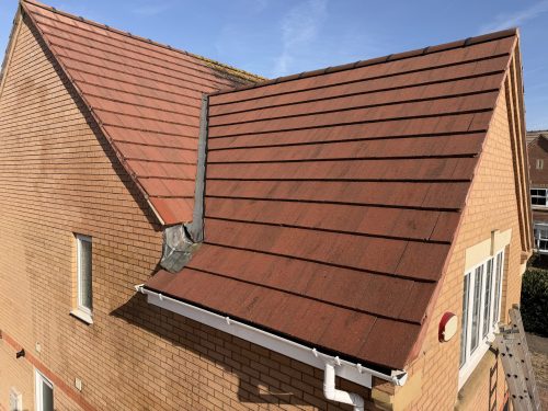 roof in Northampton after professional roof cleaning